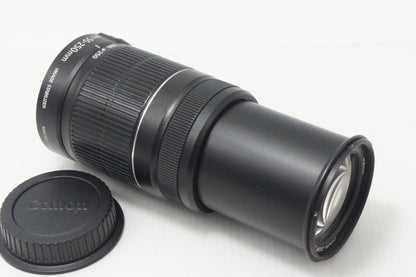 良品 Canon キヤノン EF-S 55-250mm F4-5.6 IS II APS-C ズームレンズ 260708aa