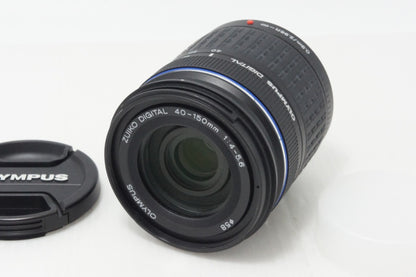 美品 OLYMPUS オリンパス ZUIKO DIGITAL ED 40-150mm F4-5.6 フォーサーズ ズームレンズ 260708ai