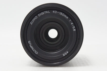 美品 OLYMPUS オリンパス ZUIKO DIGITAL ED 40-150mm F4-5.6 フォーサーズ ズームレンズ 260708ai
