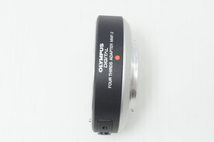 美品 OLYMPUS オリンパス フォーサーズアダプター MMF-2 マイクロフォーサーズ 260708al