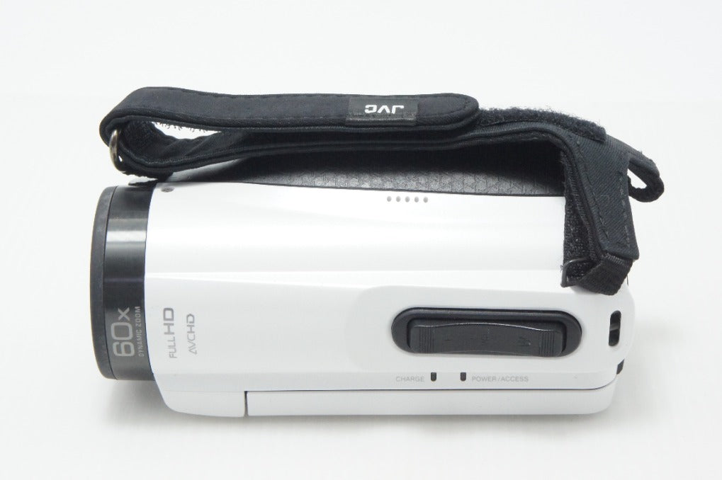 美品 JVC ケンウッド GZ-F270 デジタルビデオカメラ ホワイト 260708am