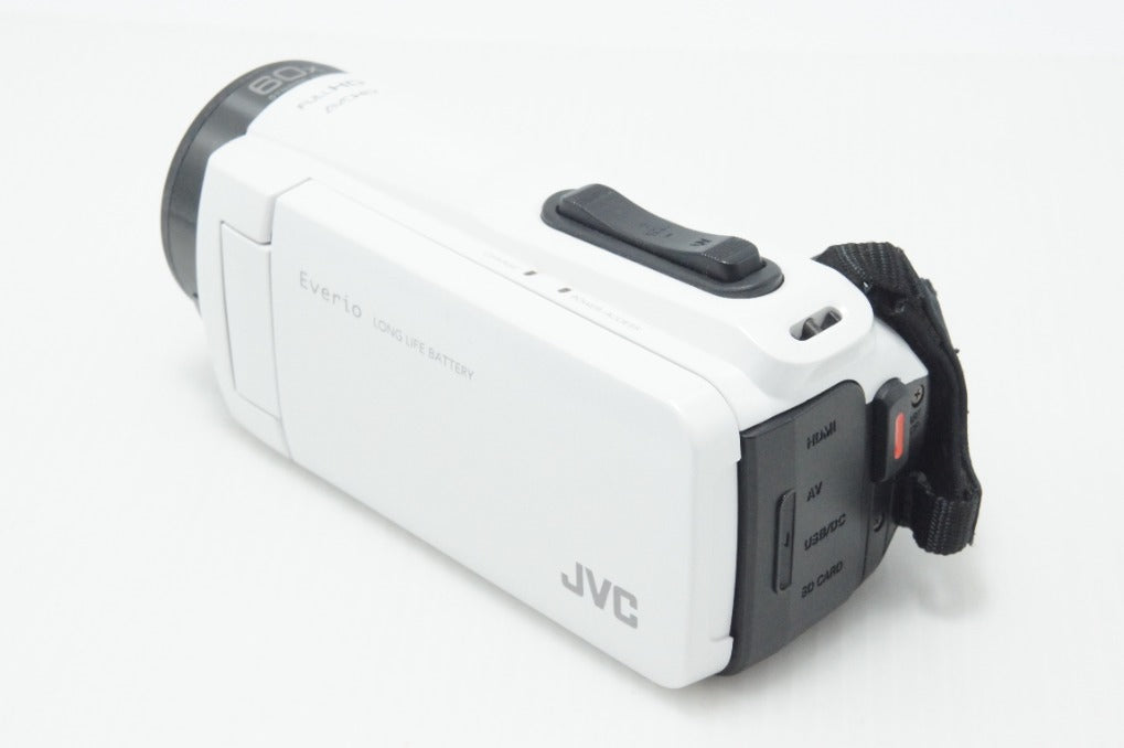 美品 JVC ケンウッド GZ-F270 デジタルビデオカメラ ホワイト 260708am