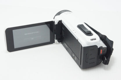 美品 JVC ケンウッド GZ-F270 デジタルビデオカメラ ホワイト 260708am