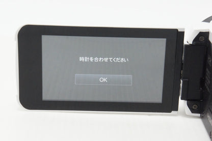 美品 JVC ケンウッド GZ-F270 デジタルビデオカメラ ホワイト 260708am