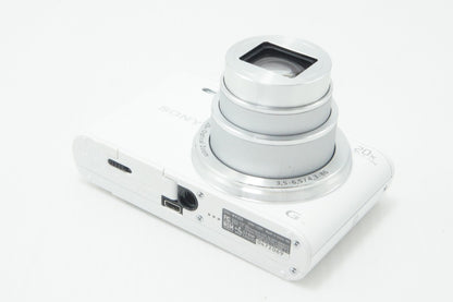 美品 SONY ソニー Cyber-shot DSC-WX350 コンパクトデジタルカメラ ホワイト 260708an