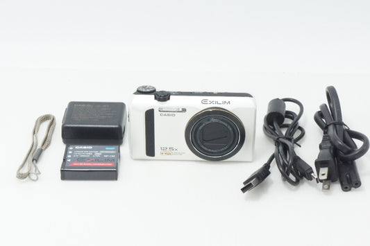 Excellent Condition CASIO EXILIM EX-ZR310 Compact Digital Camera White 260708ap