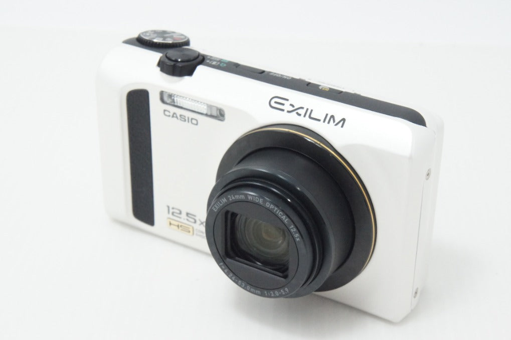 美品 CASIO カシオ EXILIM EX-ZR310 コンパクトデジタルカメラ ホワイト 260708ap