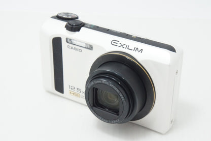 美品 CASIO カシオ EXILIM EX-ZR310 コンパクトデジタルカメラ ホワイト 260708ap