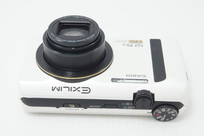 美品 CASIO カシオ EXILIM EX-ZR310 コンパクトデジタルカメラ ホワイト 260708ap