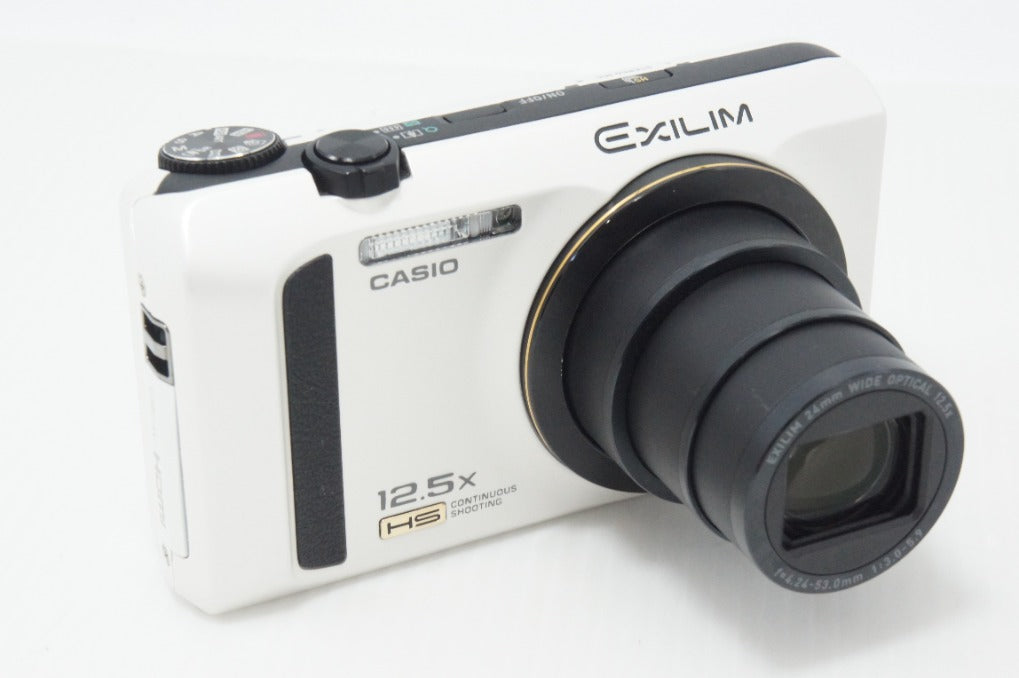 美品 CASIO カシオ EXILIM EX-ZR310 コンパクトデジタルカメラ ホワイト 260708ap