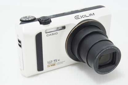 美品 CASIO カシオ EXILIM EX-ZR310 コンパクトデジタルカメラ ホワイト 260708ap