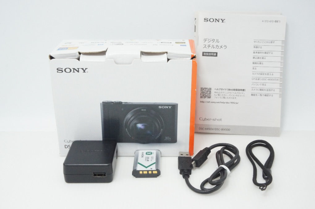 SONY ソニー Cyber-shot DSC-WX500 コンパクトデジタルカメラ ブラック 元箱付 260708h