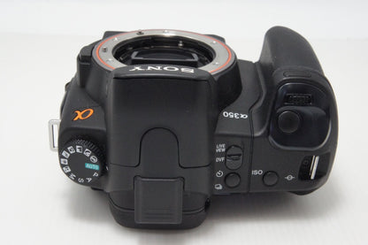 美品 SONY ソニー α350 ボディ DSLR-A350 デジタル一眼レフカメラ ブラック 260708ia