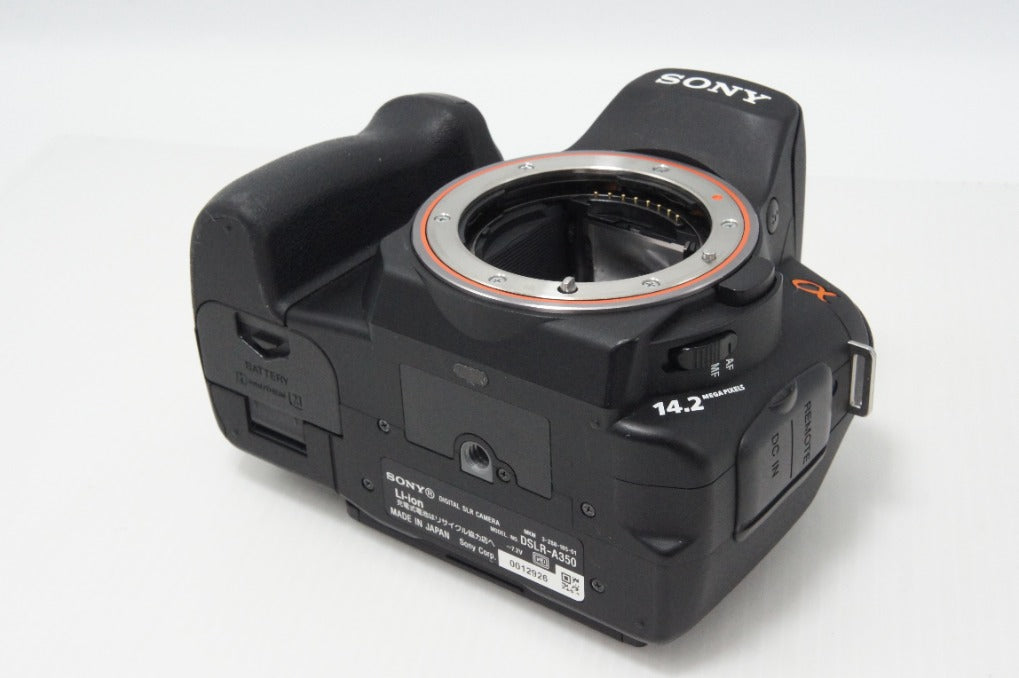 美品 SONY ソニー α350 ボディ DSLR-A350 デジタル一眼レフカメラ ブラック 260708ia