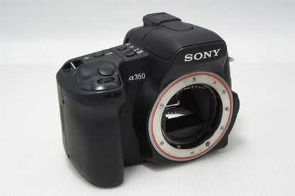 美品 SONY ソニー α350 ボディ DSLR-A350 デジタル一眼レフカメラ ブラック 260708ia