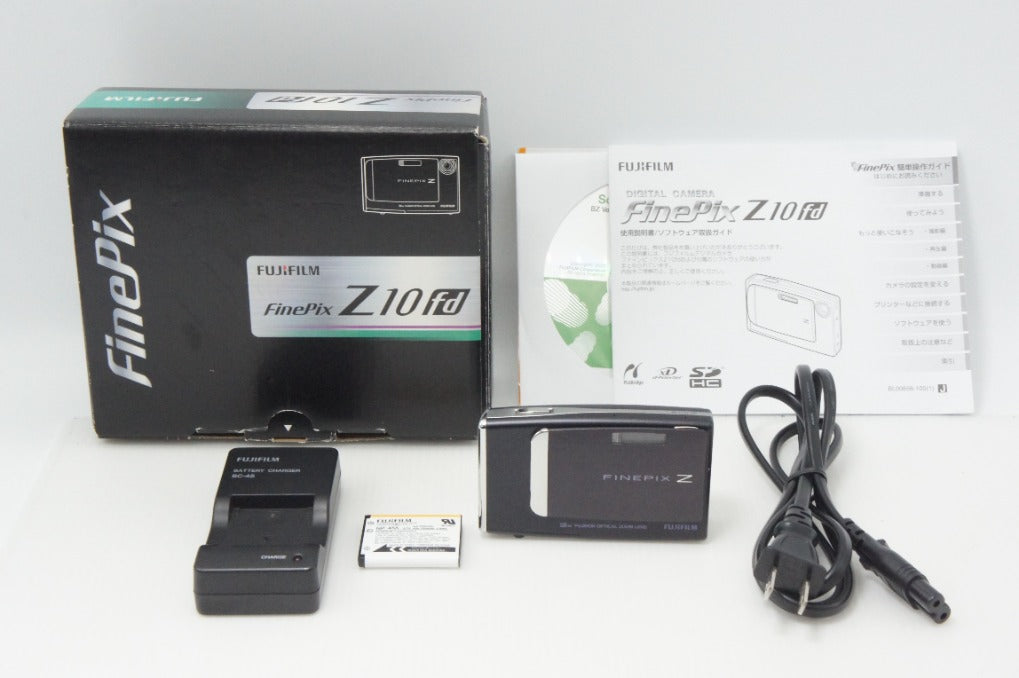 美品 FUJIFILM フジフィルム FinePix Z10fd コンパクトデジタルカメラ ブラック 元箱付 260708ib