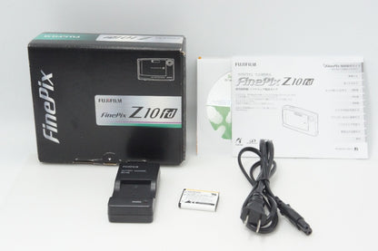 美品 FUJIFILM フジフィルム FinePix Z10fd コンパクトデジタルカメラ ブラック 元箱付 260708ib