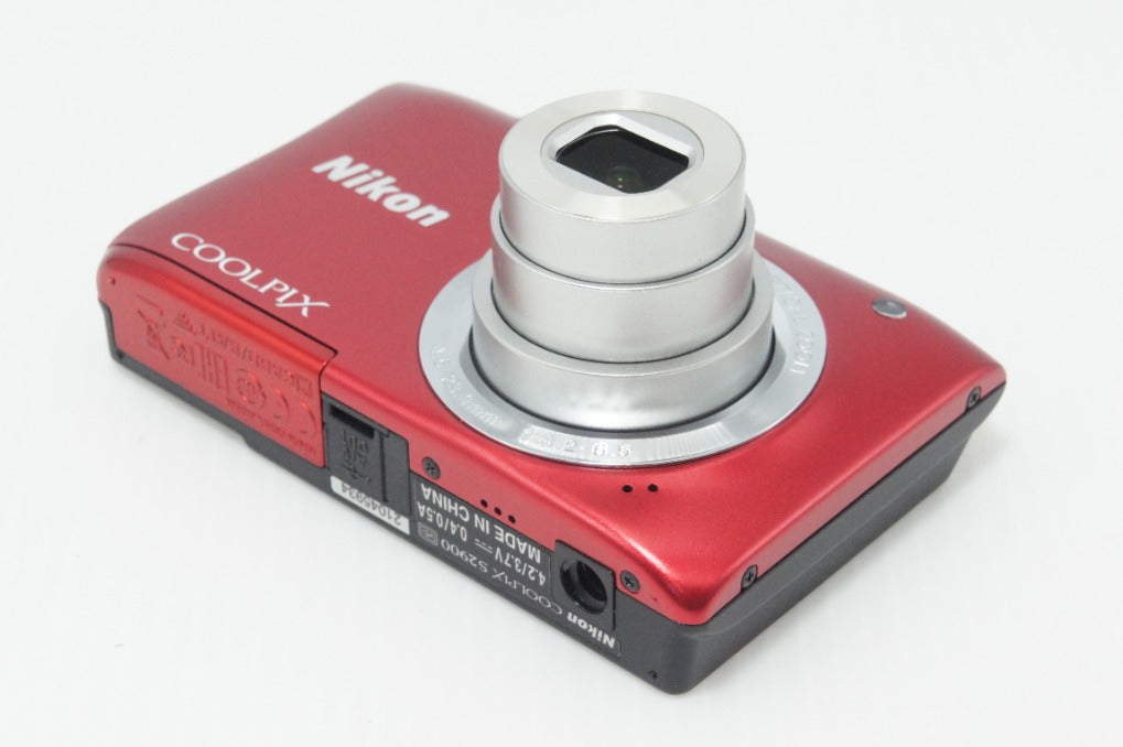 美品 Nikon ニコン COOLPIX S2900 コンパクトデジタルカメラ レッド 260708ic