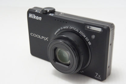 美品 Nikon ニコン COOLPIX S6000 コンパクトデジタルカメラ ブラック 260708ie