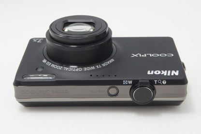 美品 Nikon ニコン COOLPIX S6000 コンパクトデジタルカメラ ブラック 260708ie