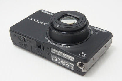 美品 Nikon ニコン COOLPIX S6000 コンパクトデジタルカメラ ブラック 260708ie