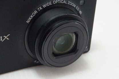 美品 Nikon ニコン COOLPIX S6000 コンパクトデジタルカメラ ブラック 260708ie