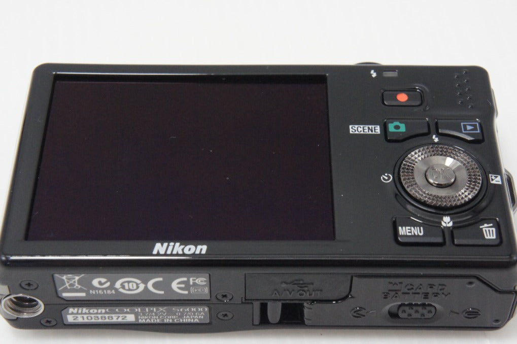 美品 Nikon ニコン COOLPIX S6000 コンパクトデジタルカメラ ブラック 260708ie