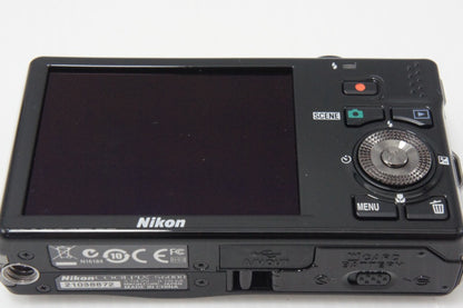 美品 Nikon ニコン COOLPIX S6000 コンパクトデジタルカメラ ブラック 260708ie