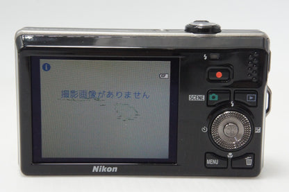 美品 Nikon ニコン COOLPIX S6000 コンパクトデジタルカメラ ブラック 260708ie