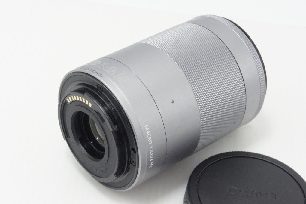 良品 Canon キヤノン EF-M 55-200mm F4.5-6.3 IS STM シルバー APS-C