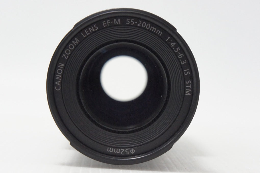 良品 Canon キヤノン EF-M 55-200mm F4.5-6.3 IS STM シルバー APS-C