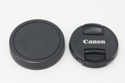 良品 Canon キヤノン EF-M 55-200mm F4.5-6.3 IS STM シルバー APS-C EF-Mマウント ズームレンズ 260708o