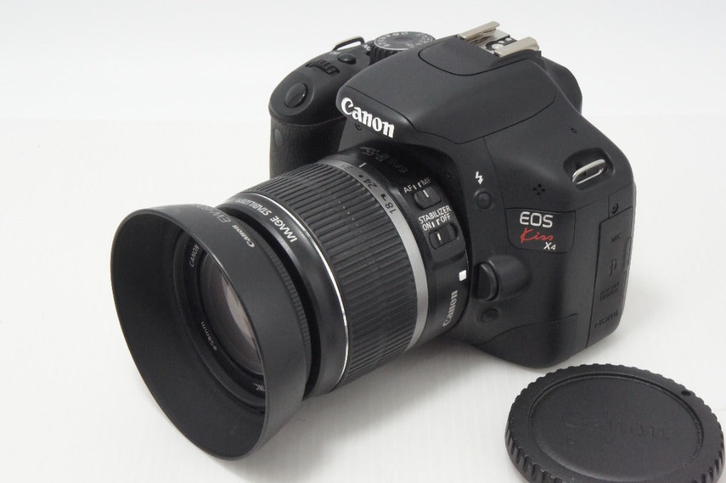 美品 Canon キヤノン EOS Kiss X4 ボディ + EF-S 18-55mm IS レンズキット デジタル一眼レフカメラ 260708r
