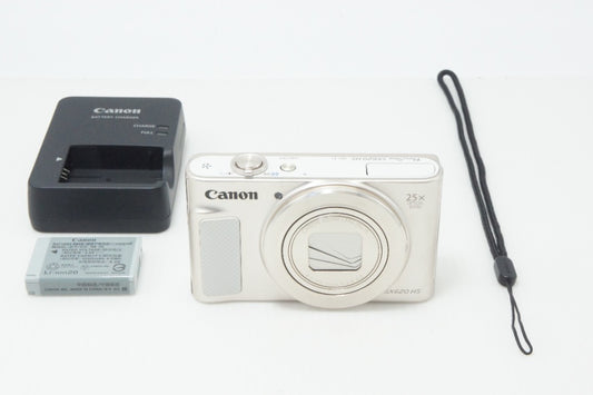 Excellent condition Canon PowerShot SX620 HS Compact Digital Camera White 260708u