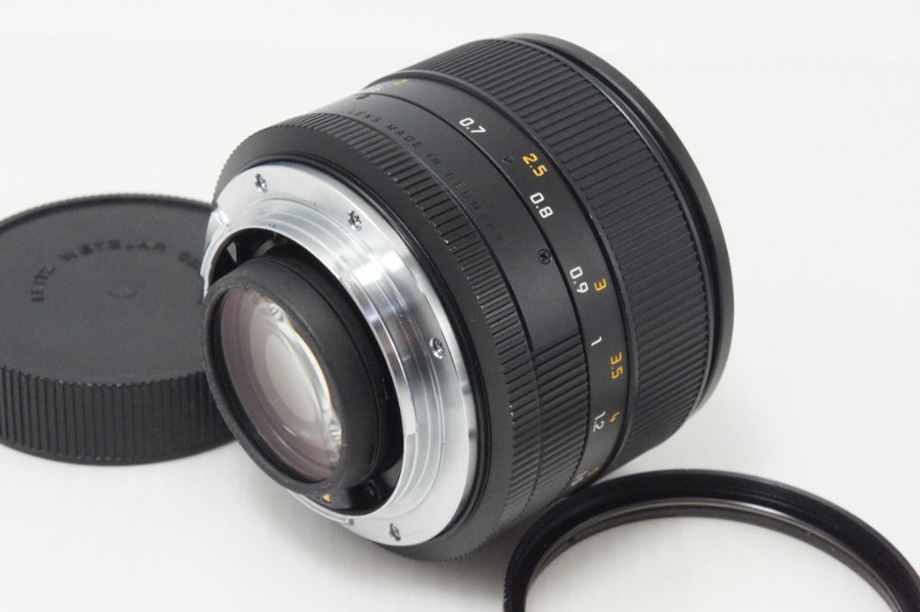 美品 LEICA ライカ SUMMILUX-R 50mm F1.4 ROM E60 Rマウント 単焦点レンズ フィルター 元箱付 260708z