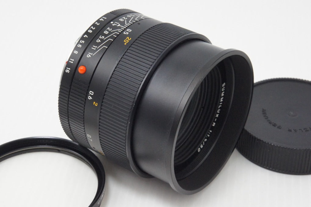 美品 LEICA ライカ SUMMILUX-R 50mm F1.4 ROM E60 Rマウント 単焦点レンズ フィルター 元箱付 260708z