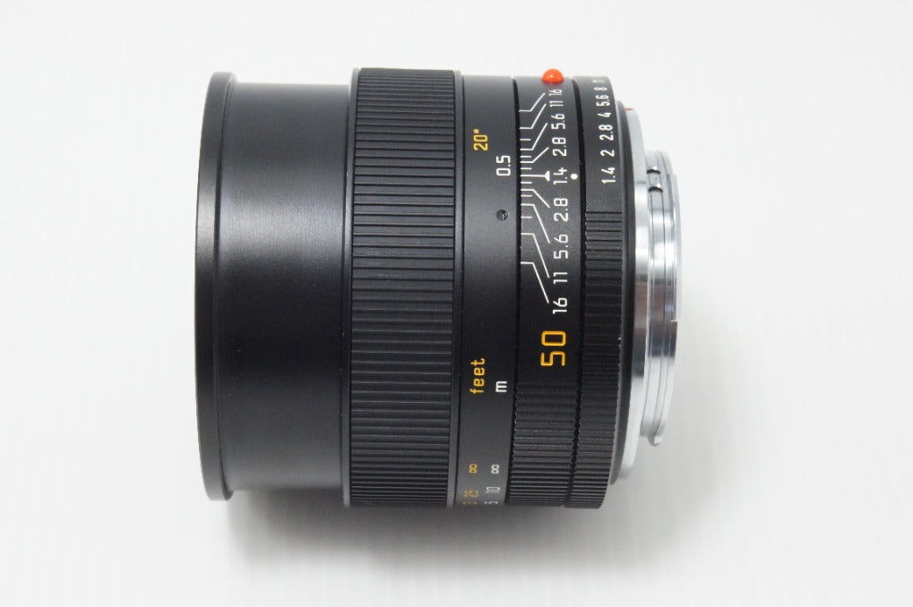 美品 LEICA ライカ SUMMILUX-R 50mm F1.4 ROM E60 Rマウント 単焦点レンズ フィルター 元箱付 260708z