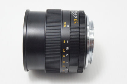 美品 LEICA ライカ SUMMILUX-R 50mm F1.4 ROM E60 Rマウント 単焦点レンズ フィルター 元箱付 260708z