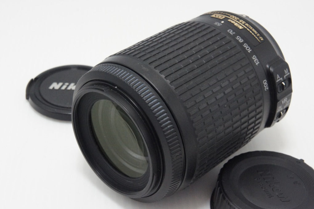 良品 Nikon ニコン AF-S DX NIKKOR 55-200mm F4-5.6G ED VR APS-C ズームレンズ 260709d