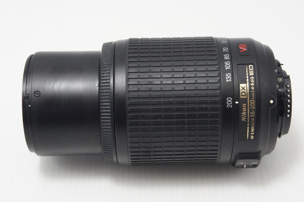良品 Nikon ニコン AF-S DX NIKKOR 55-200mm F4-5.6G ED VR APS-C ズームレンズ 260709d