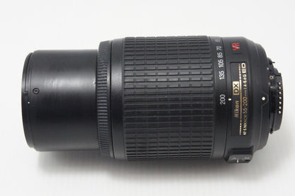 良品 Nikon ニコン AF-S DX NIKKOR 55-200mm F4-5.6G ED VR APS-C ズームレンズ 260709d