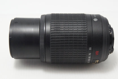 良品 Nikon ニコン AF-S DX NIKKOR 55-200mm F4-5.6G ED VR APS-C ズームレンズ 260709d