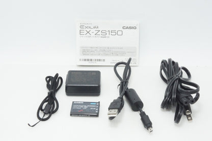 良品 CASIO カシオ EXILIM EX-ZS150 コンパクトデジタルカメラ ゴールド 260709e