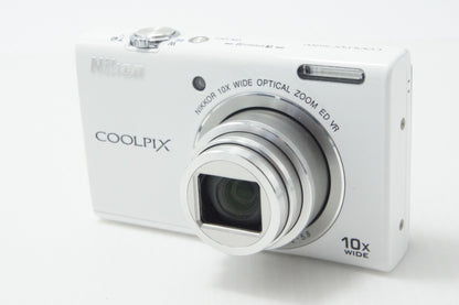 Nikon ニコン COOLPIX S6200 コンパクトデジタルカメラ ホワイト 260710f