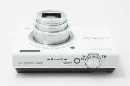 Nikon ニコン COOLPIX S6200 コンパクトデジタルカメラ ホワイト 260710f