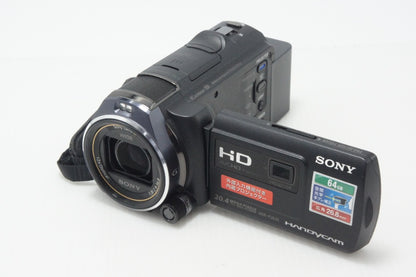 美品 SONY ソニー デジタルビデオカメラ HANDYCAM HDR-PJ630V ブラック 260710g
