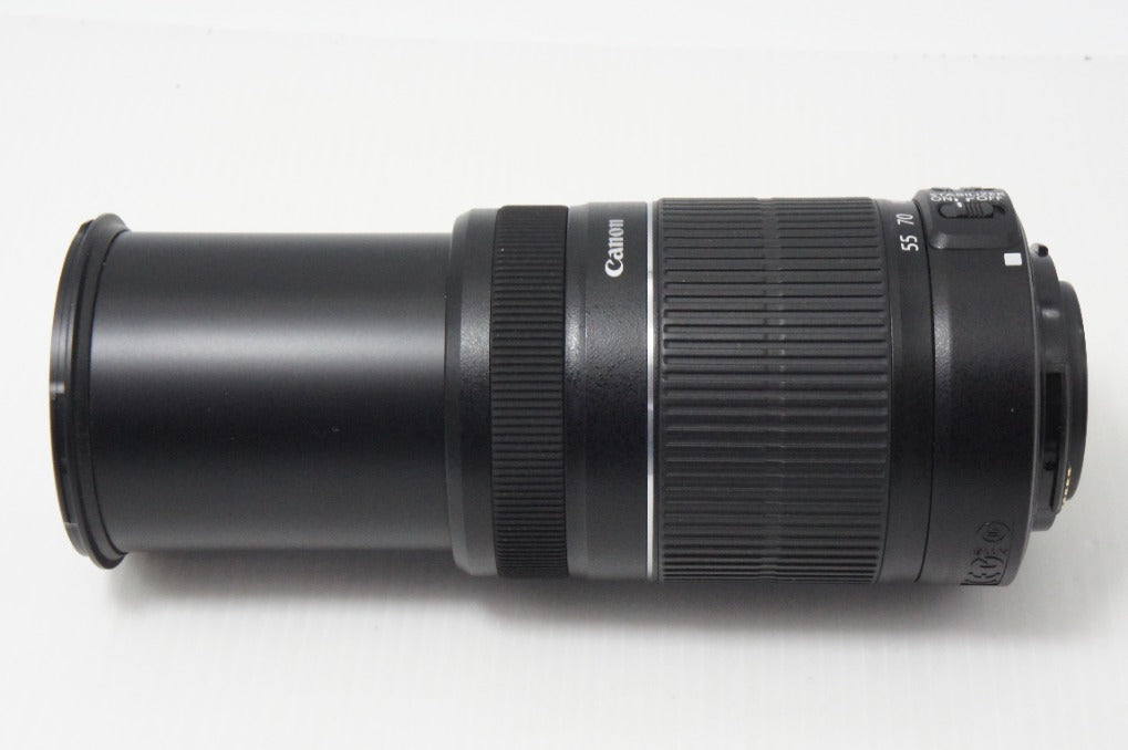美品 Canon キヤノン EF-S 55-250mm F4-5.6 IS II ズームレンズ APS-C キット用白箱付 260710o