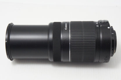 美品 Canon キヤノン EF-S 55-250mm F4-5.6 IS II ズームレンズ APS-C キット用白箱付 260710o