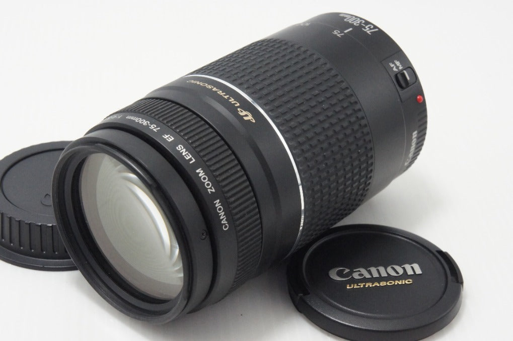 Canon キヤノン EF 75-300mm F4-5.6 III USM フルサイズ ズームレンズ ポーチ付 260710t
