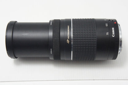 Canon キヤノン EF 75-300mm F4-5.6 III USM フルサイズ ズームレンズ ポーチ付 260710t